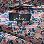 Lulus Express Yourself Floral Satin Babydoll Mini Dress Blush Pink Size Small Photo 9