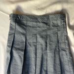 Nordstrom Classic Gray Plaid Women's Skirt Photo 3