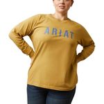 Ariat NEW  Rebar Cotton Strong Block Long Sleeve T-Shirt Women’s XL Photo 0