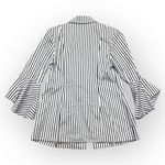 CAbi  Olé Bell Sleeve Navy Striped Blazer
Jacket Size 6 Photo 4