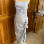 Nwt, Lavishly Paris Women’s Beautiful Baby Blue Ruffle Trim Cami Dress Size M Photo 2