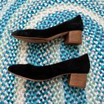 Madewell  Black Suede Heel Pump Shoes Photo 2