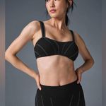 Alo Yoga Black Alosoft Sunray Bra size Small Photo 1