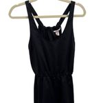 Victoria's Secret  Pajamas Black Tie Back Satin Romper Size Women's XS Photo 0