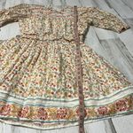 Cleobella  Dallas Mini Dress in Carnation Print Size Medium. NWT Photo 8