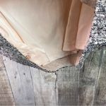 XScape (with flaws)Size 10 Beige/Tan Underlay Silver Sequin 1 Arm Party … Photo 4