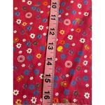 Dickies  Scrub Top XS  Pink Multicolor Flowers Daisy Cotton Scrubs Nurse Uniform Photo 6
