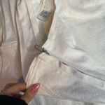 Jordache  Vintage White 9/10 Overall‎ Dress Denim Jean Zip Up Photo 3