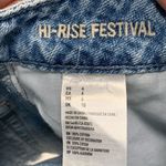American Eagle  Outfitter High Rise Festival Frayed Distressed Denim Short Short Photo 4
