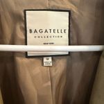 Bagatelle  New York Tan Faux Leather Cropped Blazer Jacket // Size Medium Photo 7