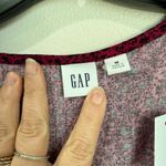 Gap Pink & Black Button Down Floral Puff Sleeve Mini Dress Size M Photo 3