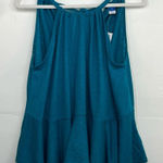 Old Navy  Linen-Blend Peplum Halter Swing Babydoll Top size Small Photo 0