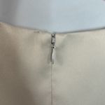 Alexis Caprice satin Two Tone Dress with Overlay detail off white and black sz S Photo 9