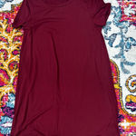 Entro  burgundy tshirt dress Photo 0