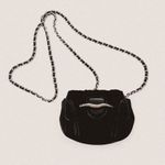 Aimee Kestenberg  fierce and fab shearling chain leather flab mini micro purse Photo 0