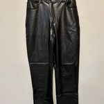 Abercrombie & Fitch Curve Love Vegan Leather 90s Straight Pant Size 30 / 10 Photo 1