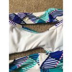 Catalina  Geometric Print Swim Bikini Bottom One Piece Women's Size M 8-10 Photo 3