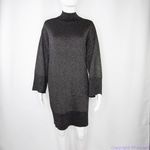 NEW Cooper St Alice black metallic‎ long sleeve knit dress, size M Black Size M Photo 1