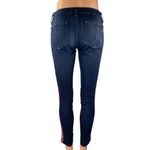 Rag and Bone Raja Midnight Blue Skinny Embroidered Low Waist Denim Jeans Pants 25 Photo 3