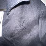 Jordan  collared knit top in smoke gray large Photo 4