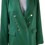 Rachel Zoe , Kelly Green, Women’s Double Breasted Fully Lined Blazer, Size Small Photo 1