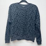 Tahari Animal Print Sweatshirt Womens Medium Casual Loungewear Walking Fitness Photo 0