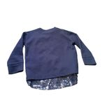 J.Crew  navy sweatshirt with sequin undertone size XS Photo 2