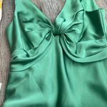 David's Bridal David’s bridal Elegant Green Sleeveless Dress midi size 10 Photo 8