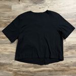 Wild Orchid Boho Black Button Front Shirt Fish Embroidery Pockets USA Photo 2