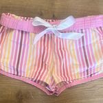 Xhilaration π©·ππ€ Striped Pink and White Bow Ribbon Tie Shorts - Size XS Photo 0