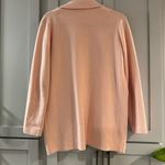 Magaschoni  Pastel Petal Pink Open Front Knit Blazer‎ Cardigan Small Photo 1