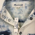 Madewell  Western Jean Shirt in Light Storm NWT Photo 4