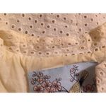 #7 Women's Ecru Drape Front Eyelet Blazer by TABITHA, Size: 2 Photo 4