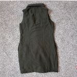 Banana Republic  Dark Green Linen Sleeveless Dress Photo 6