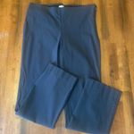 White House | Black Market Straight Leg Pants Gray 12R Slim Stretch Side Zip Photo 0