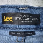 Lee ‎ Instantly Slims Relaxed Fit Straight Leg High Rise Jeans [Size 10 Short] Photo 1