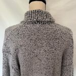 Vtg Y2K Side Effects Marled Cardigan Womens Sweater Sz M Chunky Knit Grandpa Black Size L Photo 7