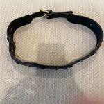 J.Crew  Black Leather Belt with Gold Stud Photo 8