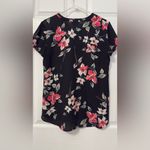 Van Heusen  Black Floral Top Photo 3