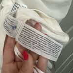 Abercrombie & Fitch White Cropped Puffy Peasant Type Top Photo 6