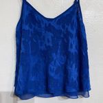 Guess  Blue Satin Cami Blouse Sz S NWT Photo 3