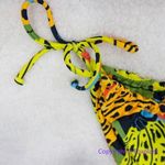 NEW It’s‎ Now Cool Free People square top string bottom bikini in bananas, M Yellow Size M Photo 6