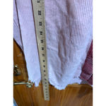 POL Colorblock Corduroy Shacket Pink Rust Frayed Hem Oversized XL Photo 4