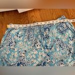 Printfresh  x Anthropologie Pajama Shorts Blue Cheetah print size Large Photo 4