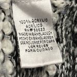 Creazioni Effeci Black White Knit Acrylic scoop Neck Imported Sweater Womens L Size L Photo 10