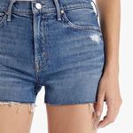 Mother Superior The Dutchie Shorts Fray Cowboys Don't Cry in Blue Photo 3