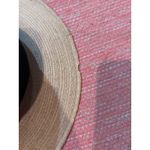 Straw‎ Fedora Leaf Leaves Hat Black Band Beach Sun Bohemian Western Accessory Tan Photo 2