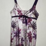 Gilligan & O’Malley Purple Satin Mini Nightgown Dress Size Large Photo 0