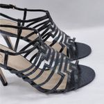 Adrianna Papell Emanuelle Caged Dress Sandals Shoes Women's Size 8M Black Heels Photo 2