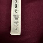 Athleta  Burgundy Long Sleeve V Neck Henley Sleep Top Womens Size Large Photo 7